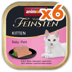 Animonda 83207 Vom Feinsten Kitten (Baby Pate) Yavru Kedi Yaş Maması 100 Gr x 6 Adet - Animonda
