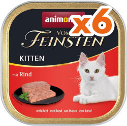 Animonda 83220 Vom Feinsten Kitten Sığır Etli Kedi Maması 100 Gr x 6 Adet - Animonda