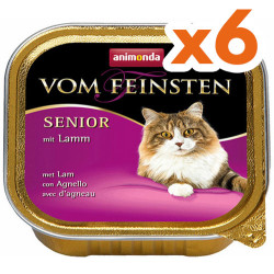 Animonda - Animonda Vom Feinsten Lamb Senior Wet Cat Food 100 Gr. - Pack of 6