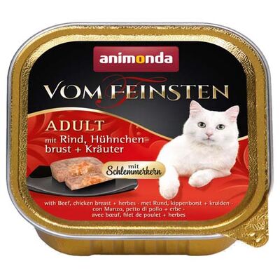 Animonda 083264 Vom Feinsten Sığır Eti ve Tavuk Göğsü Kedi Maması 100 Gr