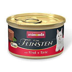 Animonda Vom Feinsten Sığırlı ve Ördekli Yetişkin Kedi Konservesi 85 Gr - Animonda