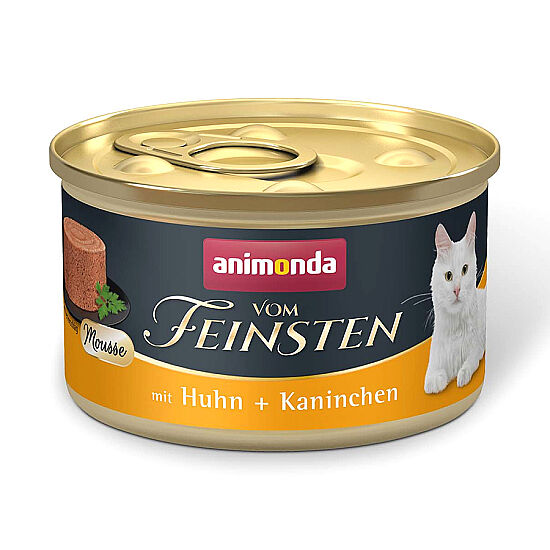 Animonda Vom Feinsten Tavuklu ve Tavşanlı Yetişkin Kedi Konservesi 85 Gr - 1