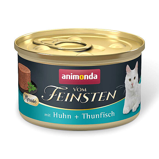Animonda Vom Feinsten Tavuklu ve Ton Balıklı Yetişkin Kedi Konservesi 85 Gr - 1