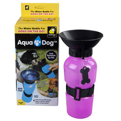 Diğer / Other - Aqua Dog 771-0118 İçirme Hazneli Seyahat Suluğu 18 Oz