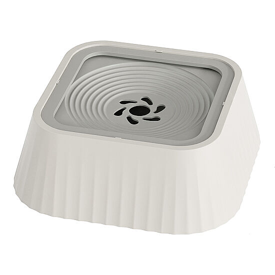 Archigos Aquax Sıçratmaz Plastik Su Kabı 22 Cm - Beyaz - 1