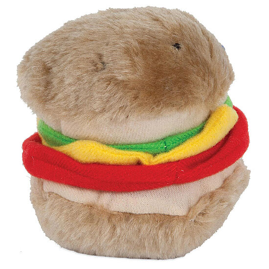 Aspen Pet Peluş Hamburger Sesli Köpek Oyuncağı (Orta Boy) - 2