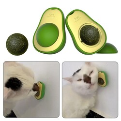 Avokado Catnip (Kedi Otlu) Kedi Çimi Topu Kedi Oyuncağı - Thumbnail