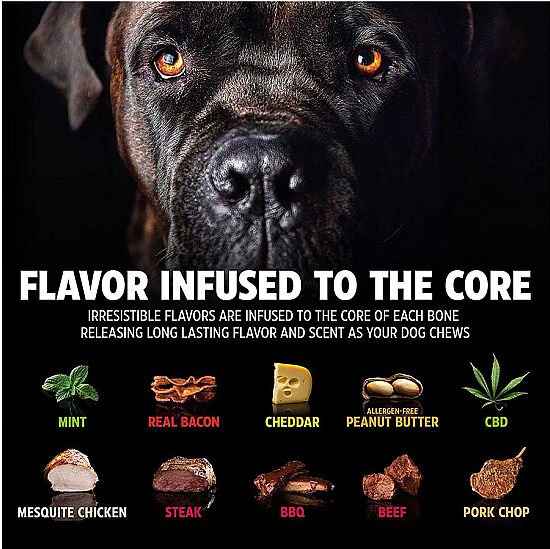 BarkBone Natural Fıstık Ezmesi Aromalı Köpek Çiğneme Kemiği (Orta Boy) - 5