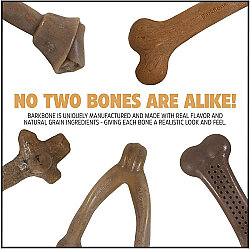 BarkBone Natural Fıstık Ezmesi Aromalı Köpek Çiğneme Kemiği (XL Boy) - 3