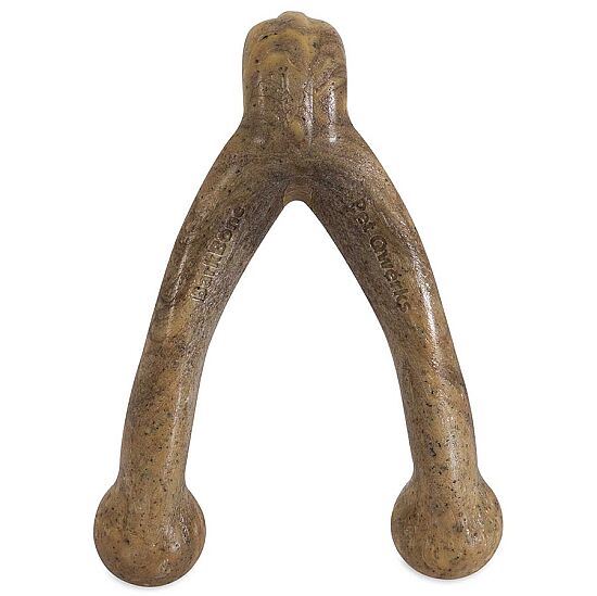 BarkBone Wishbone Lades Kemiği Fıstık Ezmesi Aromalı Köpek Çiğneme Kemiği (Büyük Boy) - 2