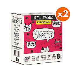 Bastet Kedi Kumu 8 Lt Kutu x 2 Adet - Bastet