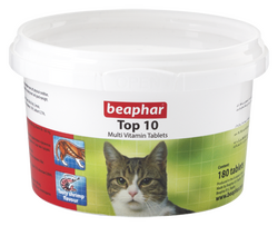 Beaphar - Beaphar 010907 Top 10 Kedi Multivitamin 180 Tablet