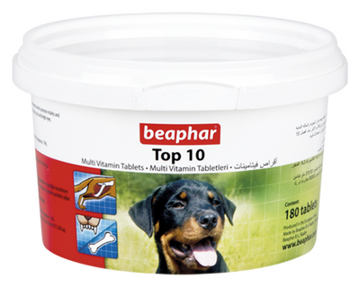 Beaphar 010910 Top 10 Dog Köpek Multivitamin 180 Tablet