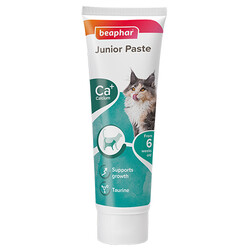 Beaphar - Beaphar 012956 Junior Paste Kalsiyumlu Yavru Kedi Macunu 100 Gr