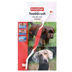 Beaphar - Beaphar 015315 Toothbrush Çift Taraflı Köpek Diş Fırçası