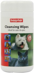 Beaphar - Beaphar 017710 Cleansing Wipes Evcil Hayvan Temizlik Mendili (100 Yaprak)