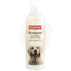 Beaphar - Beaphar Avustralya Fındığı Yağlı Kıtık Çözücü Tüy Parlatıcı Köpek Şampuanı 250 ML