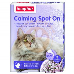 Beaphar - Beaphar Calming Spot On Capsules For Cats - Pack of 3 x 0,4 Ml.