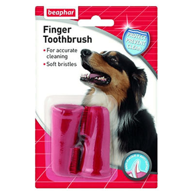 Beaphar Finger Toothbrush For Cats and Dogs - Pack of 2