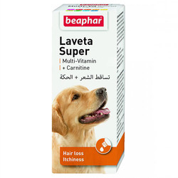 Beaphar Laveta Carnitine Skin and Coat Support Liquid For Dogs 50 Ml. - Thumbnail