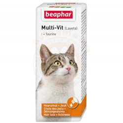 Beaphar Laveta Taurin Skin and Coat Support Liquid For Cats 50 Ml. - Thumbnail