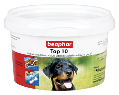 Beaphar Top 10 Vitamin Coctail For Dogs 180 Tablets