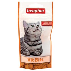 Beaphar - Beaphar Vit Bits Vitaminli Kedi Ödülü 35 Gr