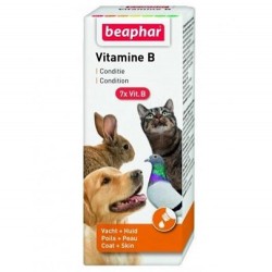 Beaphar - Beaphar Vitamin B Liquid Vitamin For Cats, Dogs, Birds and Rodents 50 Ml.