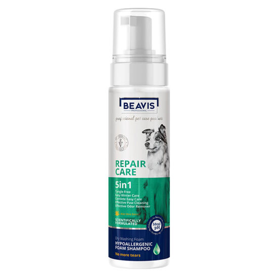 Beavis 5 in 1 Aloe Vera Özlü Köpek Kuru Yıkama Köpük Şampuanı 200 ML - 1