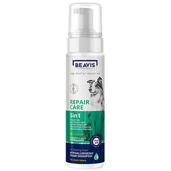 Beavis - Beavis 5 in 1 Aloe Vera Özlü Köpek Kuru Yıkama Köpük Şampuanı 200 ML