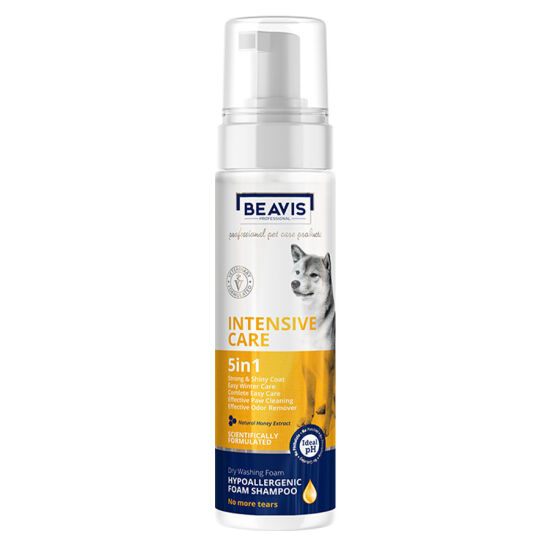 Beavis 5 in 1 Naturel Bal Özlü Köpek Kuru Yıkama Köpük Şampuanı 200 ML - 1