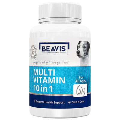 Beavis Dog Multi Vitamin 10 in 1 Köpek Tableti 75 Gr - 150 Tablet