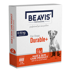 Beavis - Beavis Durable Köpek Damlatma Çözeltisi Deri ve Tüy Bakımı Ense Damlası 0-15 Kg - 5li Paket