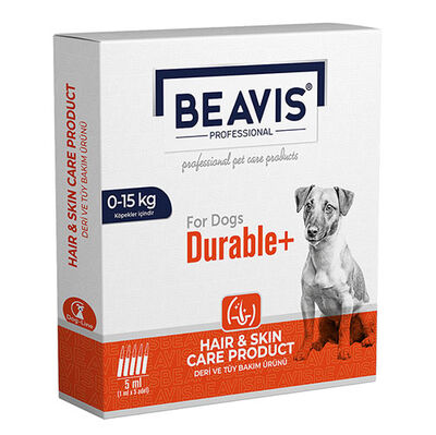 Beavis Durable Köpek Damlatma Çözeltisi Deri ve Tüy Bakımı Ense Damlası 0-15 Kg - 5li Paket - 1