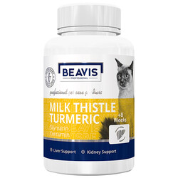 Beavis - Beavis Milk Thistle Turmeric Cat Bağışıklık Sistemi Kedi Tablet 50 Gr - 100 Tablet