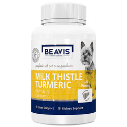 Beavis - Beavis Milk Thistle Turmeric Small Breed Bağışıklık Sistemi Köpek Tablet 50 Gr - 100 Tablet