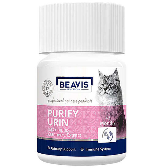 Beavis Purify Urin Cat C Vitamin Complex Kedi Tableti 12 Gr - 40 Tablet - 1