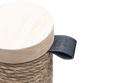 Beeztees DBL Kedi Tırmalama ve Oyuncağı, Kahverengi, 39,5x39,5x62cm - 9