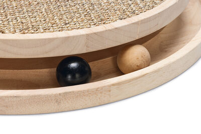 Beeztees DBL Kedi Tırmalama ve Oyuncağı, Kahverengi, 39,5x39,5x62cm - 20