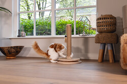 Beeztees DBL Kedi Tırmalama ve Oyuncağı, Kahverengi, 39,5x39,5x62cm - 23