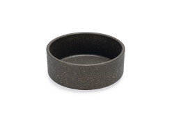 Beeztees DBL Köpek Mama Su Kabı, Bambu, Antrasit, 12cm, 300ml - 1