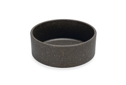 Beeztees DBL Köpek Mama Su Kabı, Bambu, Antrasit, 14cm, 410ml - Beeztees