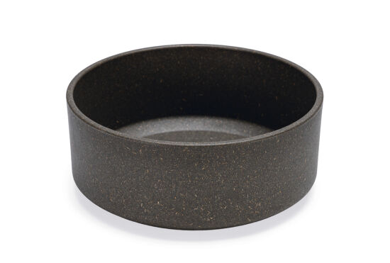 Beeztees DBL Köpek Mama Su Kabı, Bambu, Antrasit, 17cm, 800ml - 1