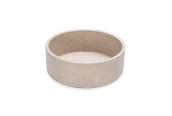 Beeztees DBL Köpek Mama Su Kabı, Bambu, Bej, 12cm, 300ml - 1