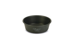 Beeztees DBL Köpek Mama Su Kabı, Mat Siyah Paslanmaz Çelik, 13cm, 470ml - Beeztees