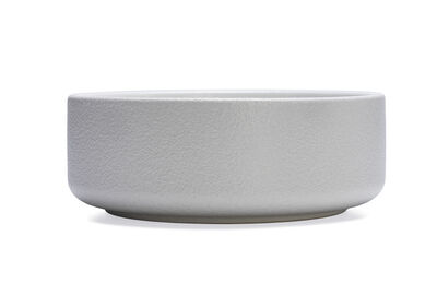 Beeztees DBL Köpek Mama Su Kabı, Seramik, Mat Beyaz, 16cm, 800ml