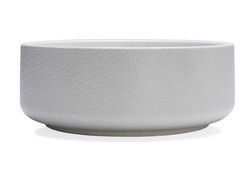 Beeztees DBL Köpek Mama Su Kabı, Seramik, Mat Beyaz, 18cm, 1200ml - Thumbnail