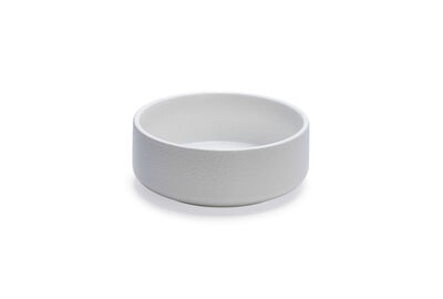 Beeztees DBL Köpek Mama Su Kabı, Seramik, Mat Beyaz, 18cm, 1200ml