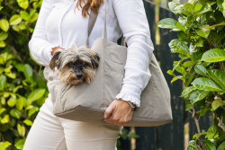 Beeztees DBL Köpek Taşıma Çantası, Yıkanabilir, 6,5Kg'ye kadar, Bej, 40x20x28cm - 7