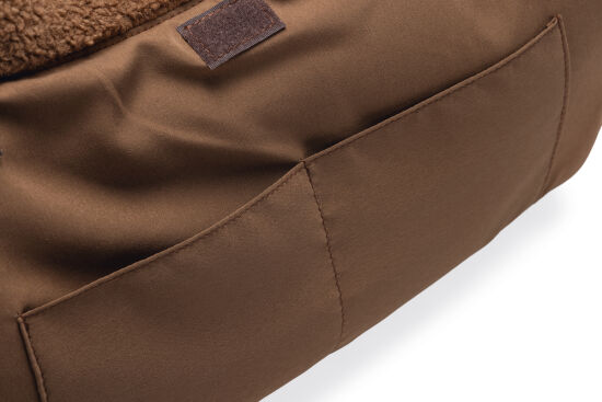 Beeztees DBL Köpek Taşıma Çantası, Yıkanabilir, 6,5Kg'ye kadar, Sütlü Kahve, 43x15x35cm - 12